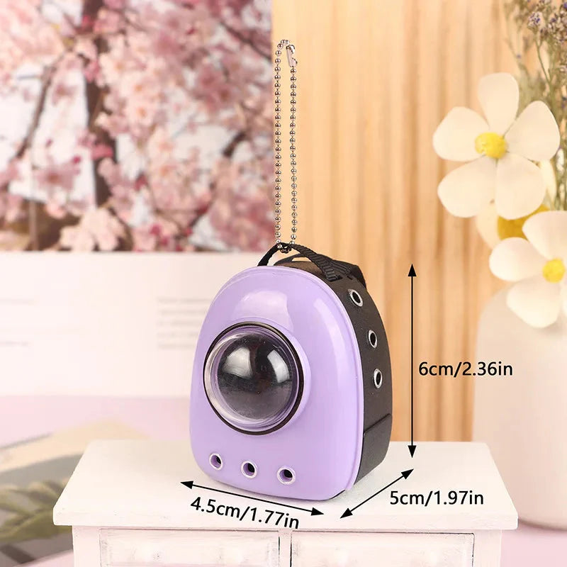 Mochila Muñeco Labubu 15/17cm - Bolso Simulación de Mascota Accesorios Adorables - labubu pet bag 01
