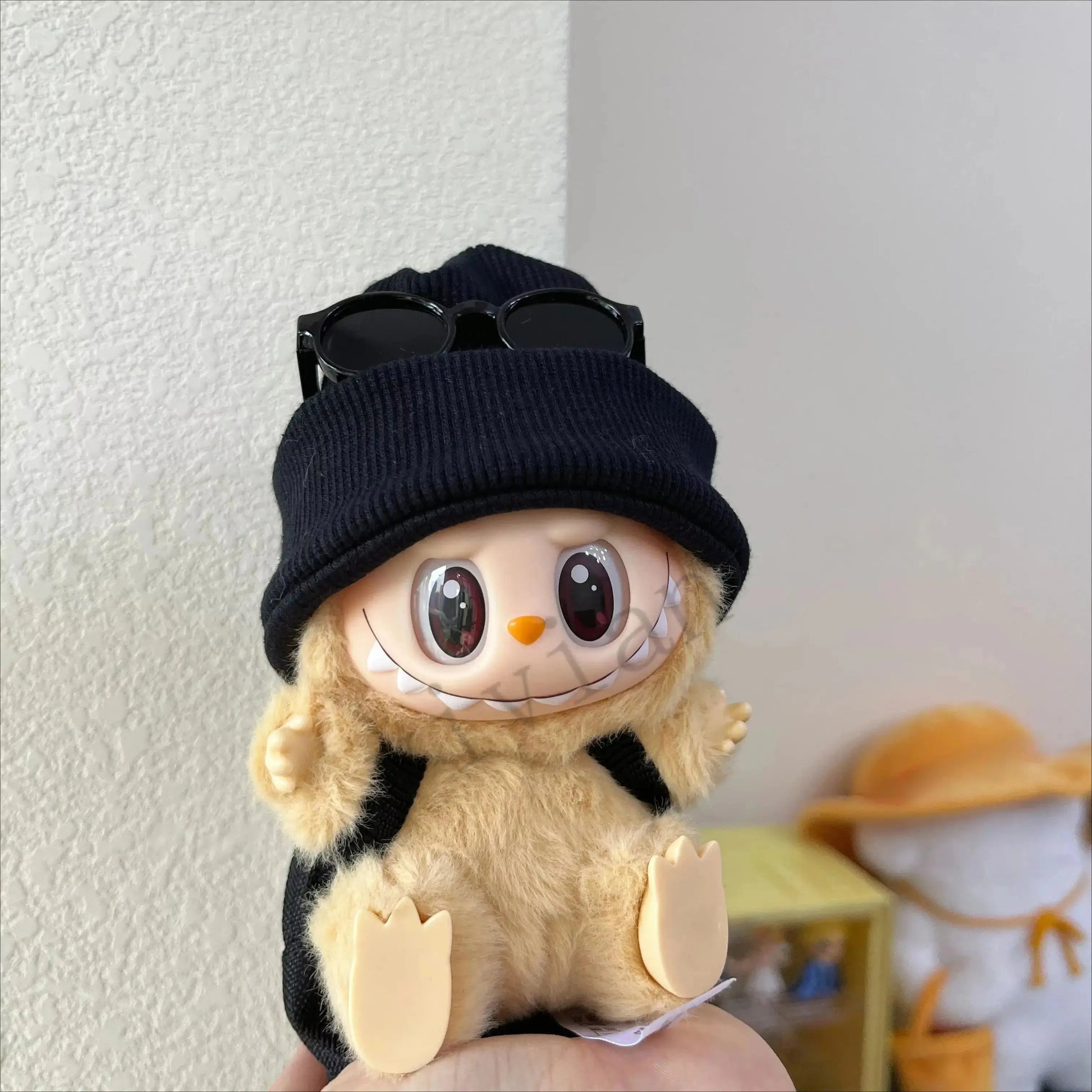 Mini Ropa y Accesorios para Labubu 10cm – Mochila 1/6, Gafas, Sombrero | Ropa para Muñeca de Algodón Kpop Idol Labubu-shop