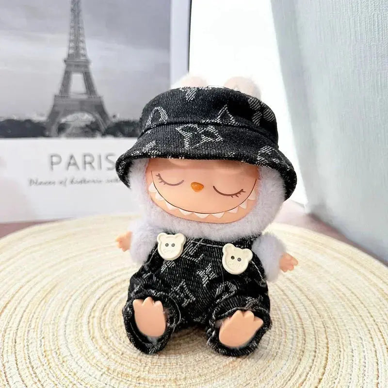Conjunto de ropa Prada para Labubu: lujo en miniatura para tu muñeco de colección Labubu-shop