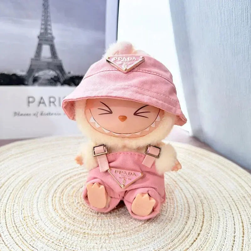 Conjunto de ropa Prada para Labubu: lujo en miniatura para tu muñeco de colección Labubu-shop