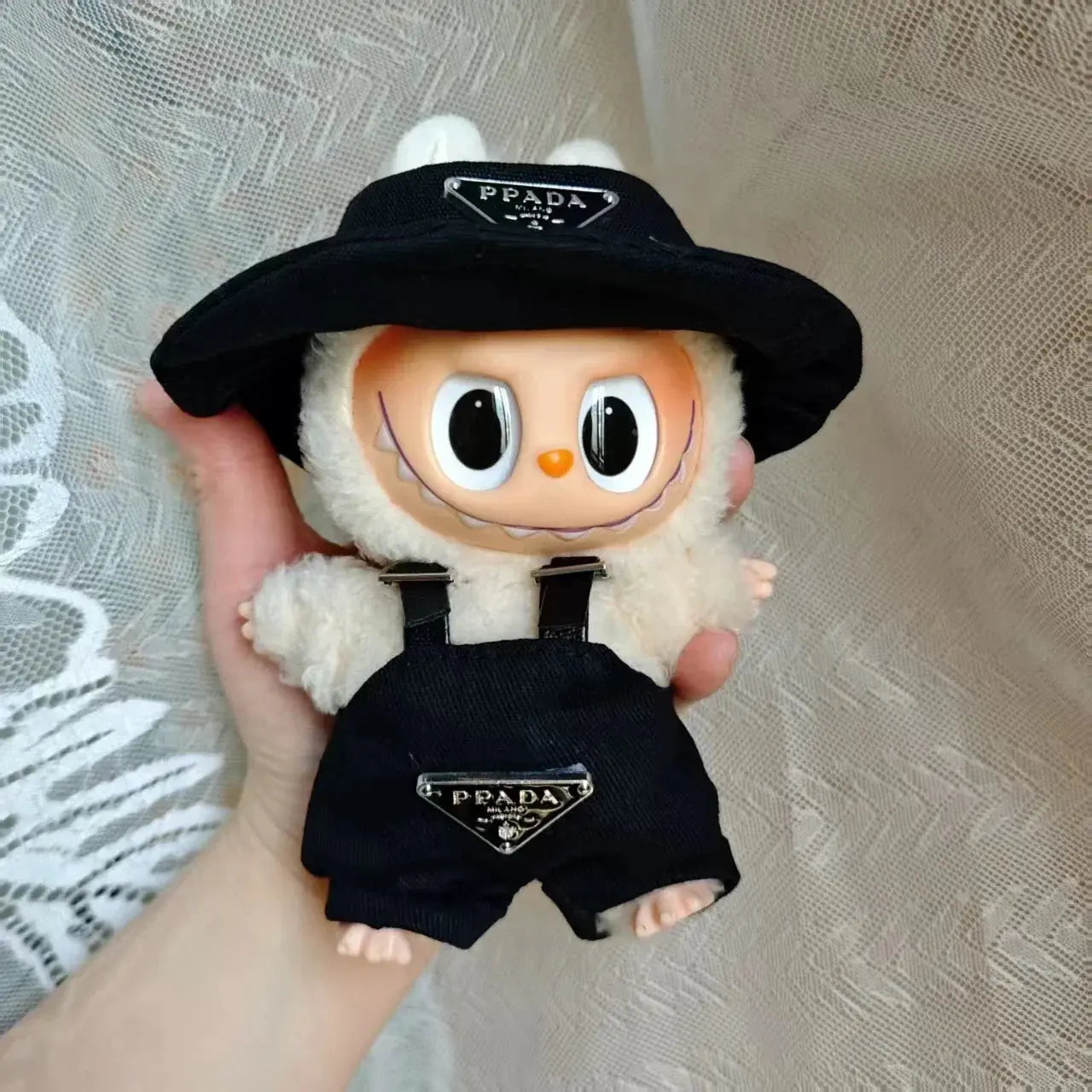 Mini Ropa y Accesorios para Labubu 17cm – Traje + Zapatos + Bolsa + Sombrero | Estilo Gucci Pop Mart Labubu-shop