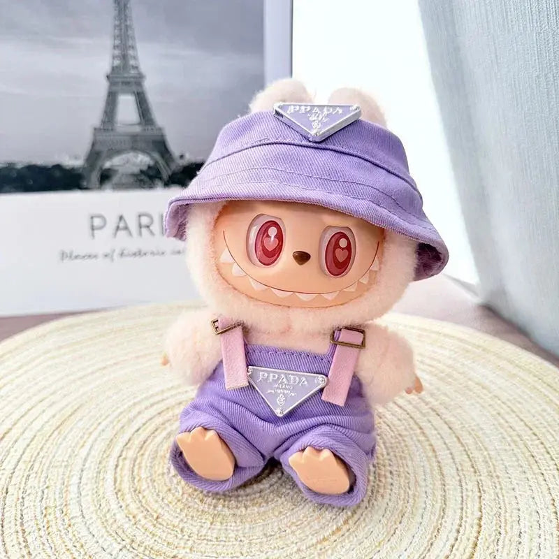 Conjunto de ropa Prada para Labubu: lujo en miniatura para tu muñeco de colección Labubu-shop